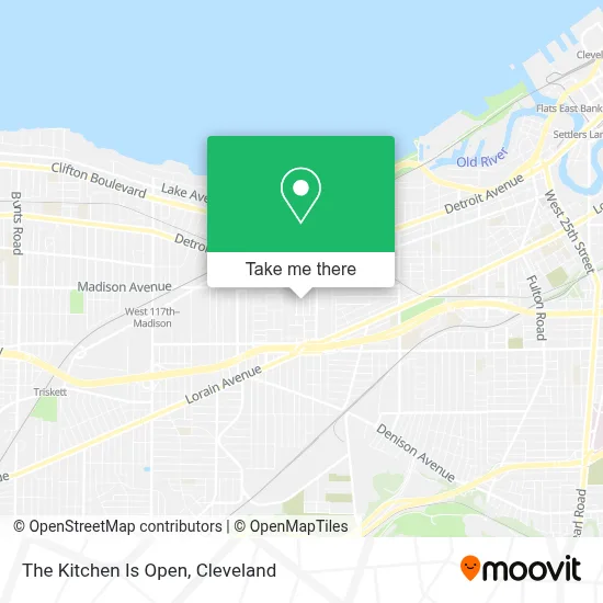 The Kitchen Is Open map