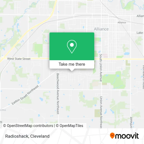 Radioshack map