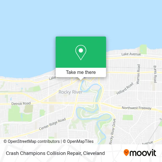 Crash Champions Collision Repair map