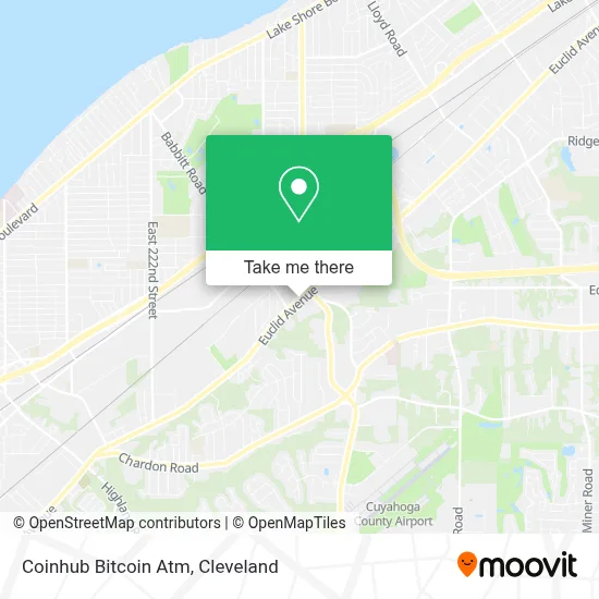 Coinhub Bitcoin Atm map