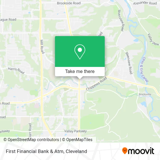 First Financial Bank & Atm map