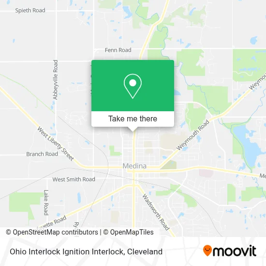 Ohio Interlock Ignition Interlock map