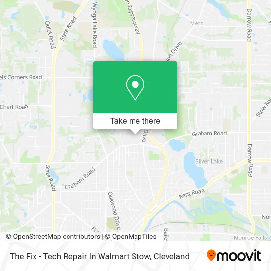 The Fix - Tech Repair In Walmart Stow map