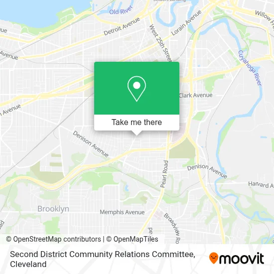 Second District Community Relations Committee map