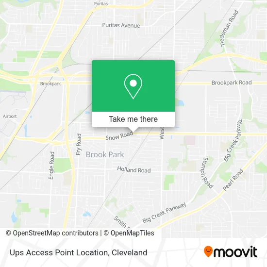 Ups Access Point Location map