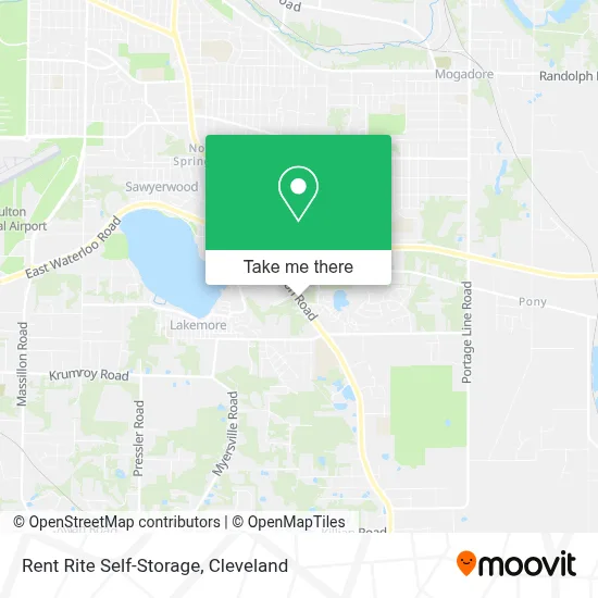 Rent Rite Self-Storage map