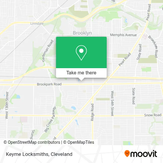 Keyme Locksmiths map