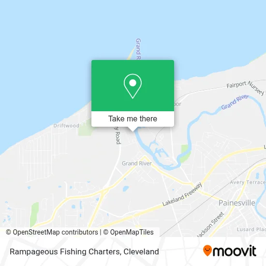 Rampageous Fishing Charters map