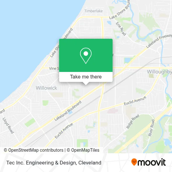 Tec Inc. Engineering & Design map