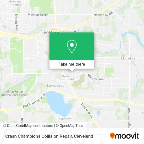 Crash Champions Collision Repair map