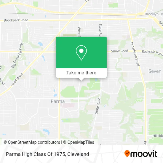 Parma High Class Of 1975 map
