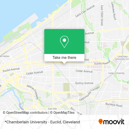 *Chamberlain University - Euclid map