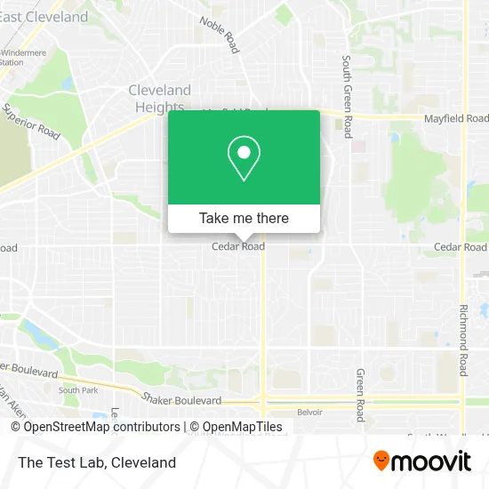 The Test Lab map