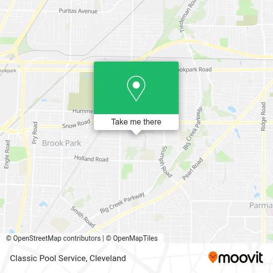 Classic Pool Service map
