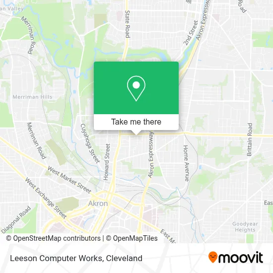 Leeson Computer Works map