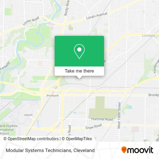 Modular Systems Technicians map
