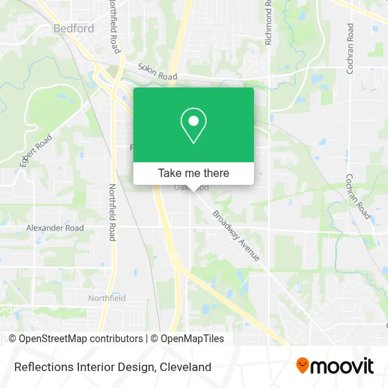 Reflections Interior Design map