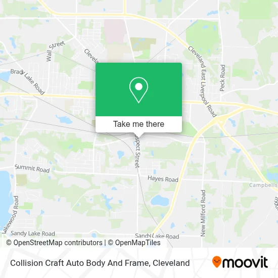 Collision Craft Auto Body And Frame map