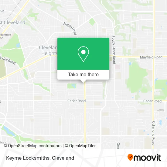 Keyme Locksmiths map