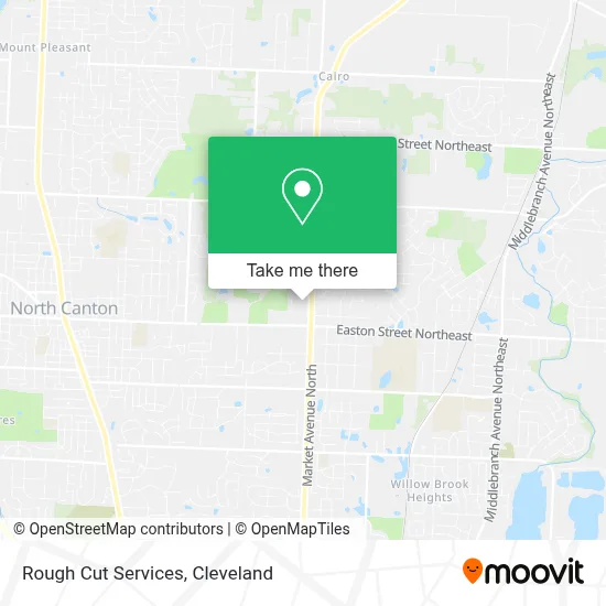 Rough Cut Services map