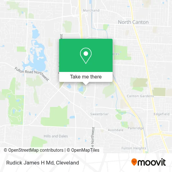 Rudick James H Md map