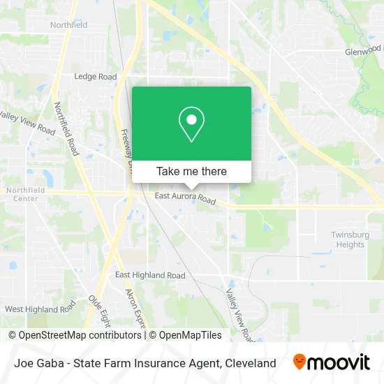 Joe Gaba - State Farm Insurance Agent map