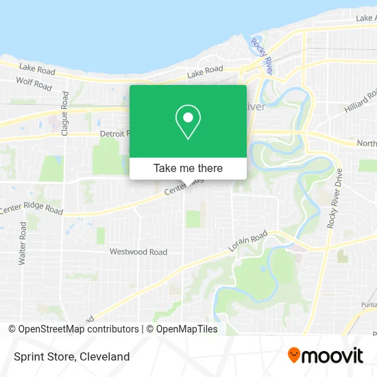 Sprint Store map