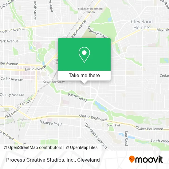 Process Creative Studios, Inc. map