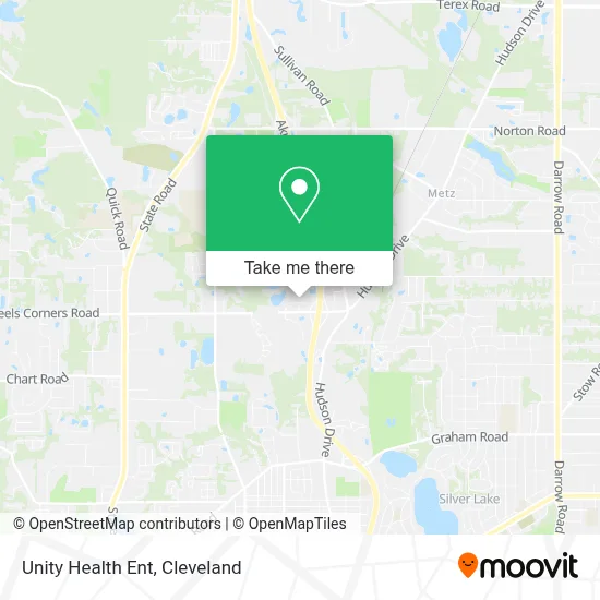 Unity Health Ent map