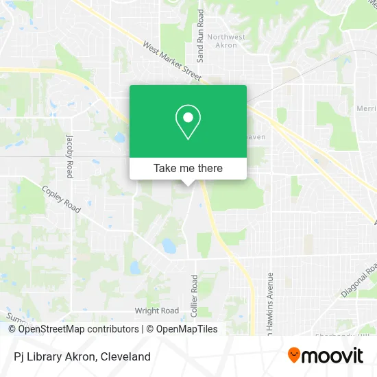Pj Library Akron map