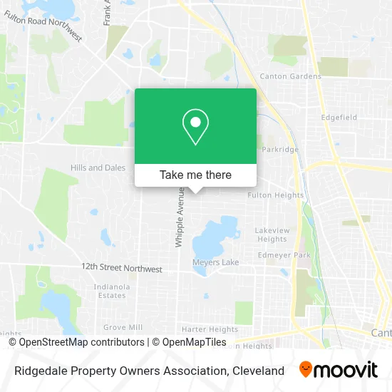 Ridgedale Property Owners Association map