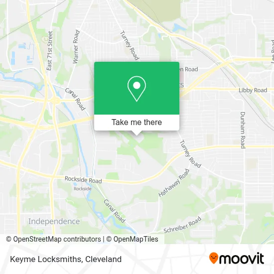 Keyme Locksmiths map