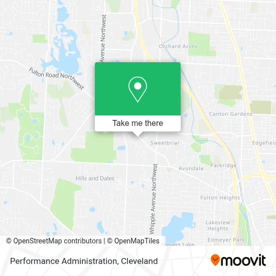 Performance Administration map