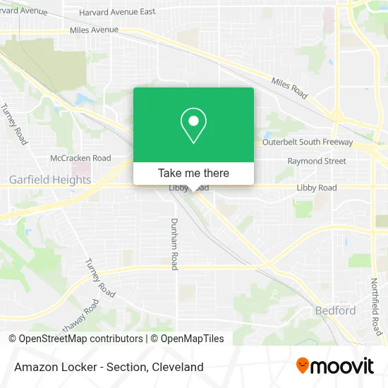 Amazon Locker - Section map