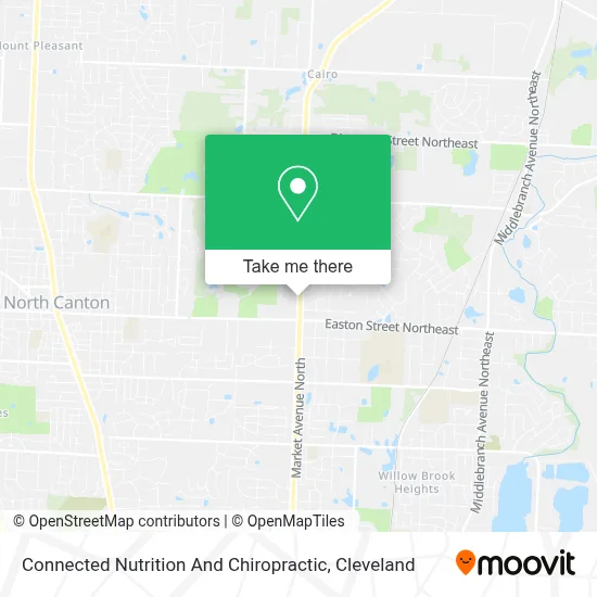 Connected Nutrition And Chiropractic map