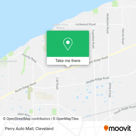 Perry Auto Mall map