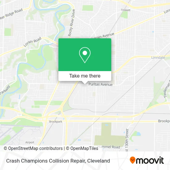 Crash Champions Collision Repair map
