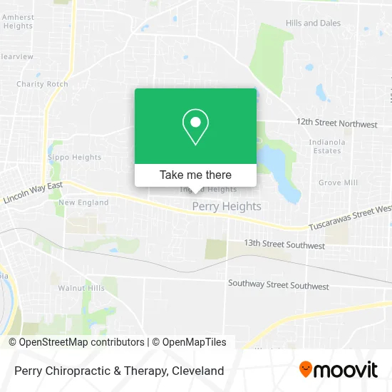 Perry Chiropractic & Therapy map