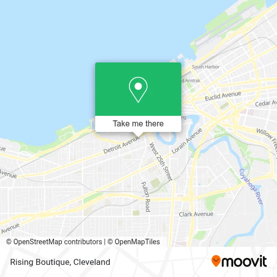 Rising Boutique map