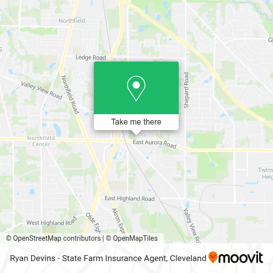 Ryan Devins - State Farm Insurance Agent map