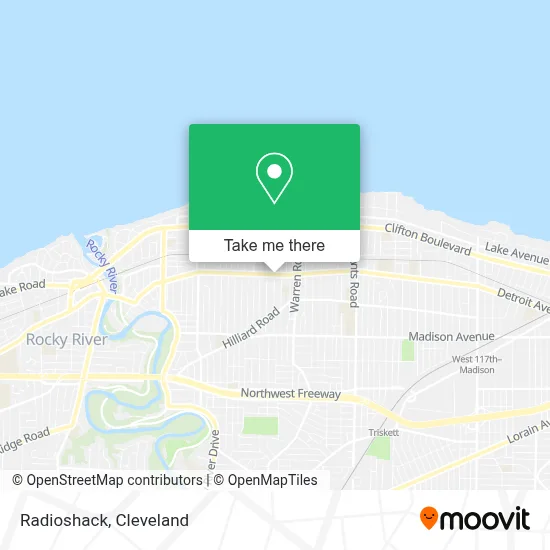 Radioshack map