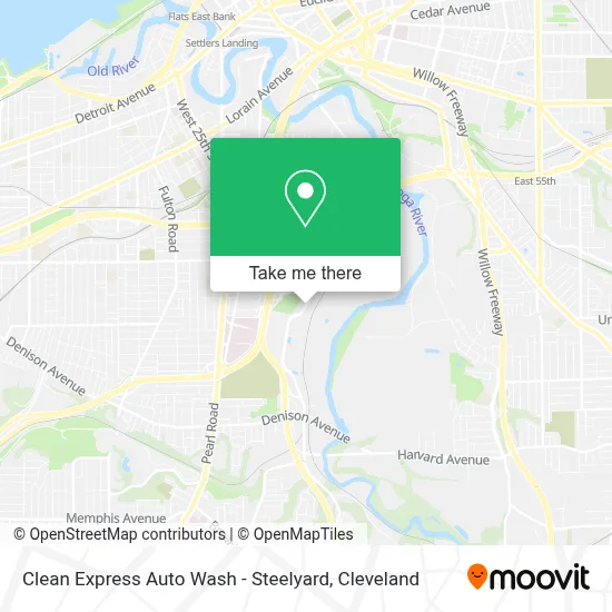 Clean Express Auto Wash - Steelyard map