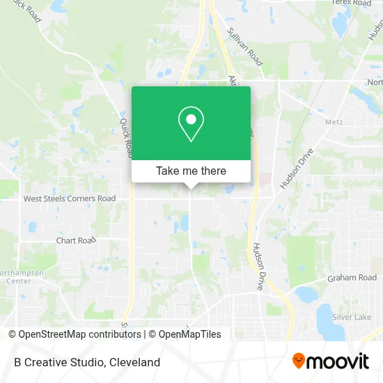 B Creative Studio map