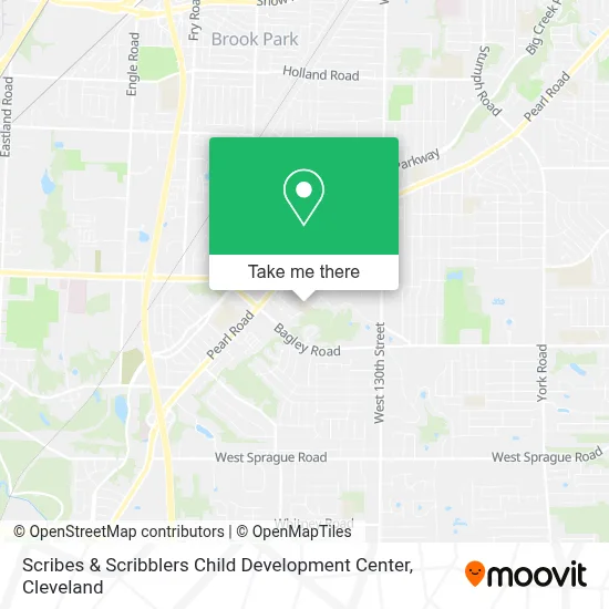 Scribes & Scribblers Child Development Center map