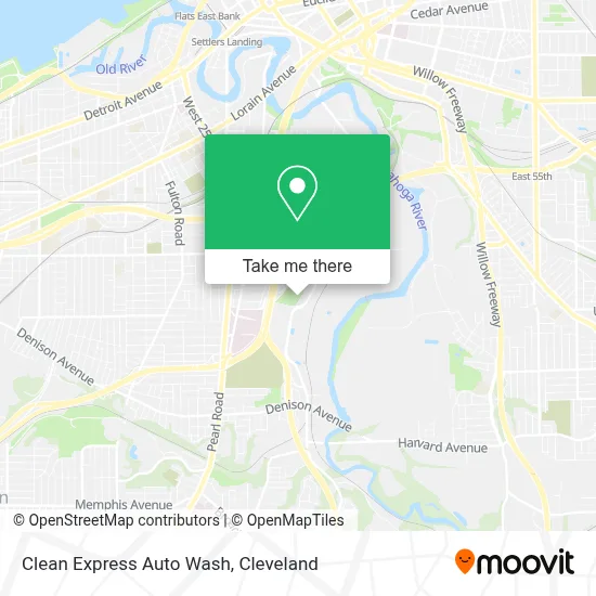 Clean Express Auto Wash map
