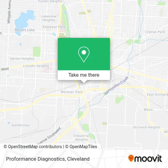 Proformance Diagnostics map