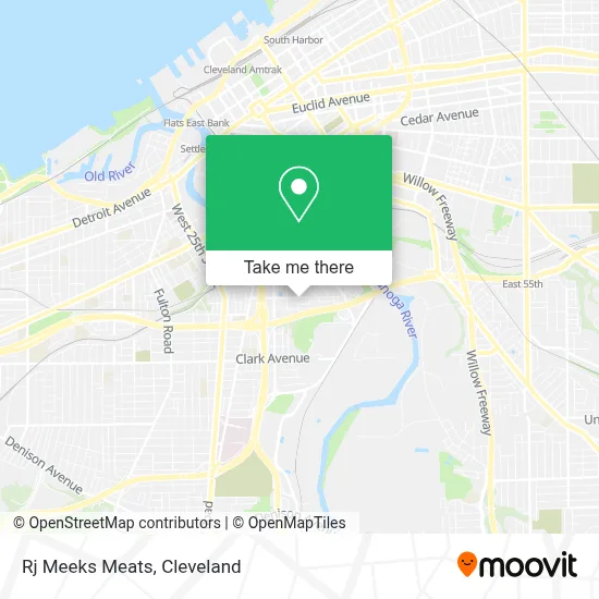 Rj Meeks Meats map