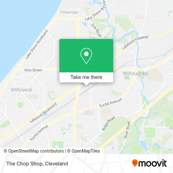The Chop Shop map