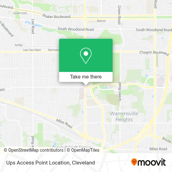 Ups Access Point Location map