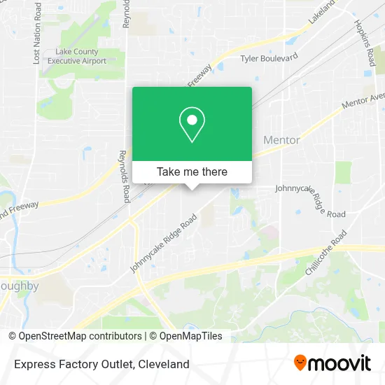 Express Factory Outlet map